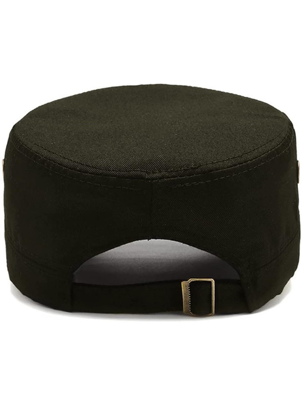 Olive Military Field Cap with Vent Eyelets - - Picture 4 of 4